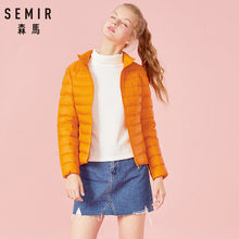 Load image into Gallery viewer, SEMIR 2020 Winter Down Jacket Women Short Jackets New Down Hooded Warm Autumn Slim Coat for Female Casual Tops winter jackets