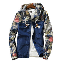 Load image into Gallery viewer, Women's Hooded Jackets 2020 Spring Causal Flowers Windbreaker Women Basic Jackets Coats Zipper Lightweight Jackets Bomber Famale
